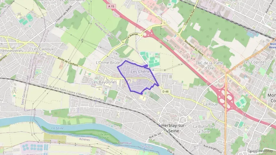 Appartement 82 m² trois pièces à vendre à Herblay-sur-Seine