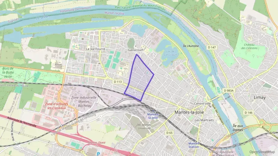 Appartement 71 m² quatre pièces à vendre à Mantes-la-Jolie