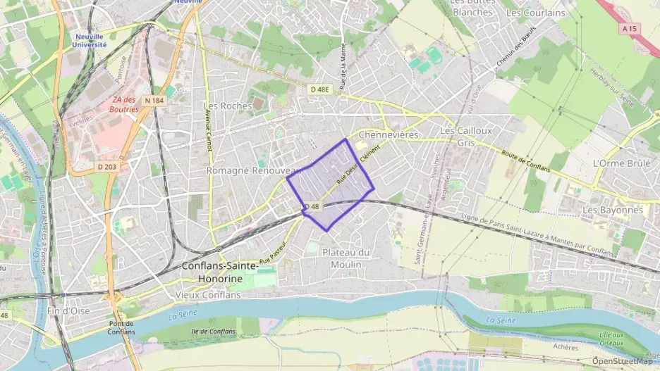 Appartement 88 m² trois pièces à vendre à Conflans-Sainte-Honorine