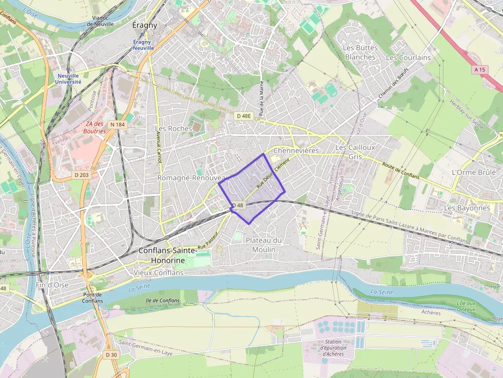 Appartement 57 m² trois pièces à vendre à Conflans-Sainte-Honorine