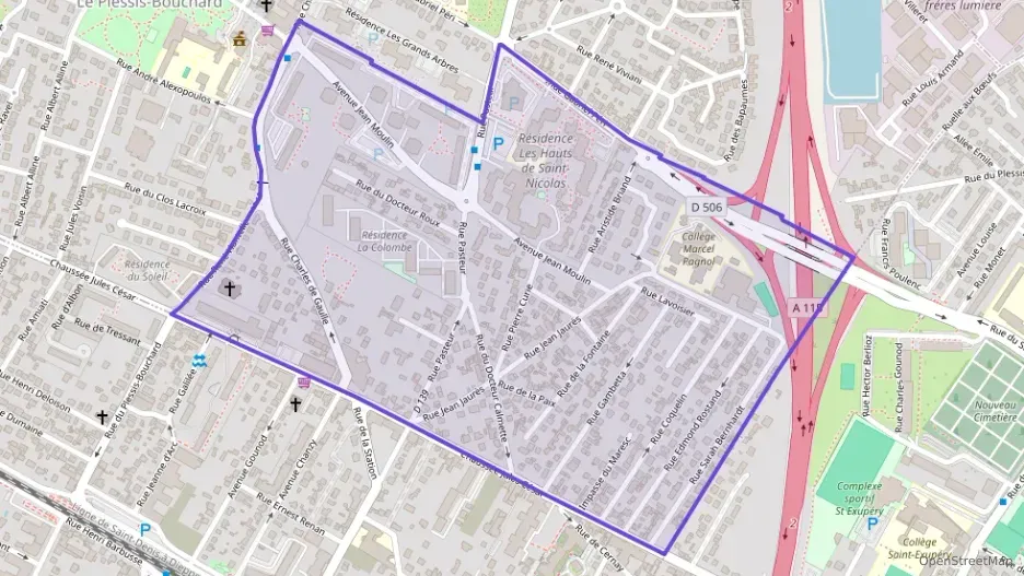 Appartement 66 m² trois pièces à vendre à Le Plessis-Bouchard