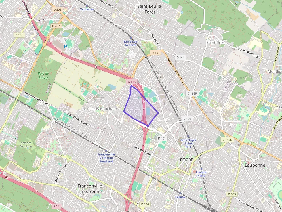 Appartement 78 m² trois pièces à vendre à Le Plessis-Bouchard