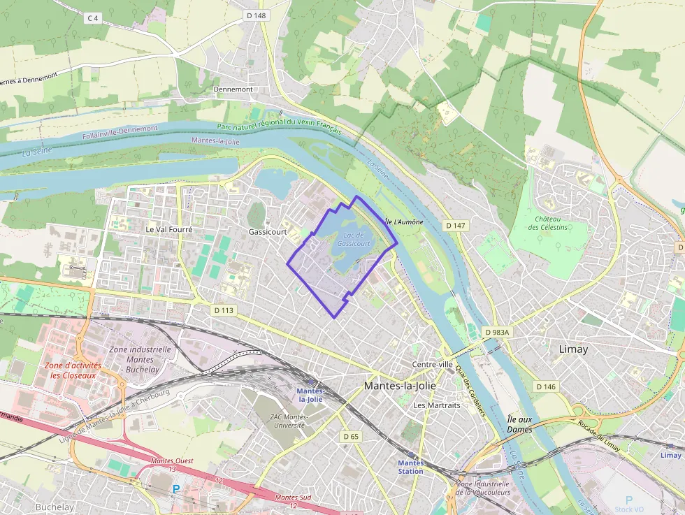 Appartement 55 m² trois pièces à vendre à Mantes-la-Jolie