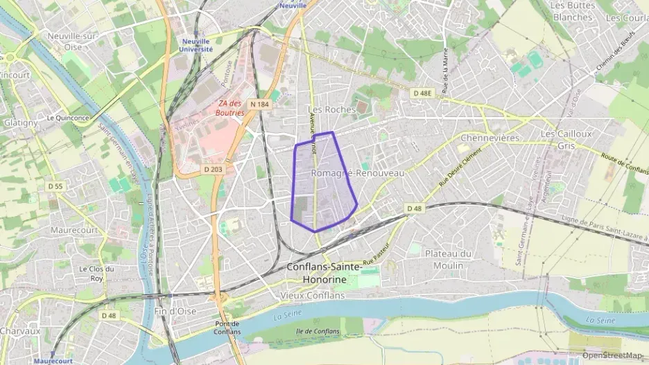 Appartement 42 m² deux pieces à vendre à Conflans-Sainte-Honorine