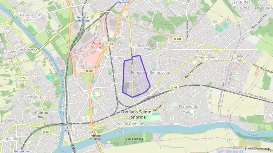 Appartement 87 m² trois pièces à vendre à Conflans-Sainte-Honorine Appartement 87 m² trois pièces à vendre à Conflans-Sainte-Honorine