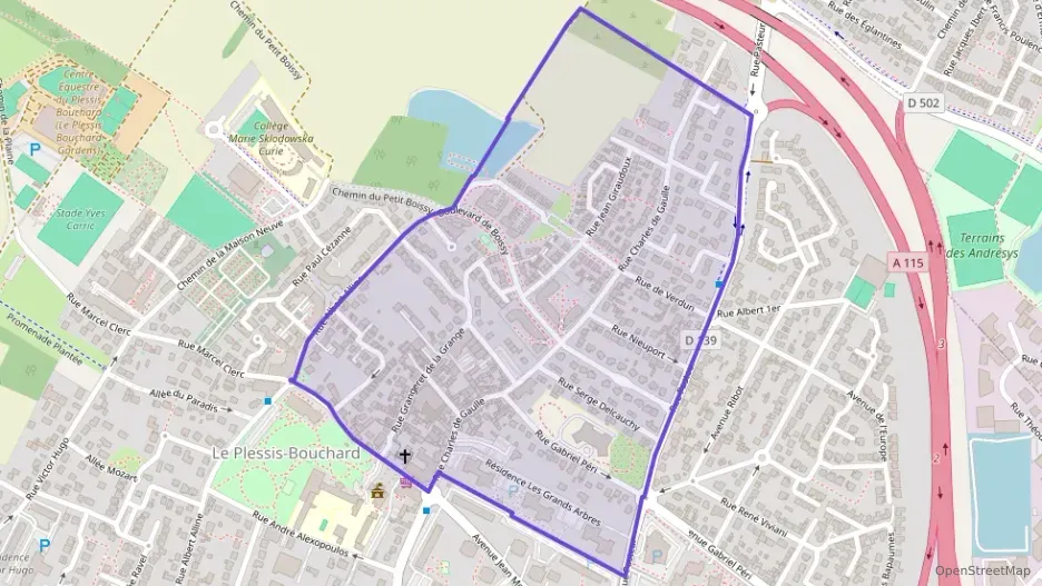 Appartement 61 m² trois pièces à vendre à Le Plessis-Bouchard