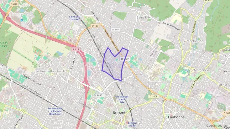 Appartement 79 m² quatre pièces à vendre à Saint-Prix Appartement 79 m² quatre pièces à vendre à Saint-Prix