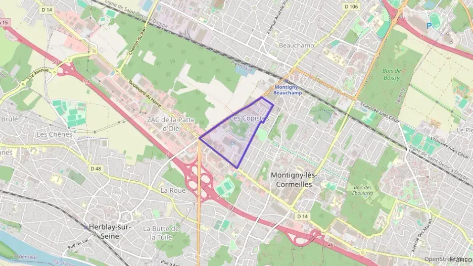 Appartement 42 m² deux pieces à vendre à Herblay-sur-Seine