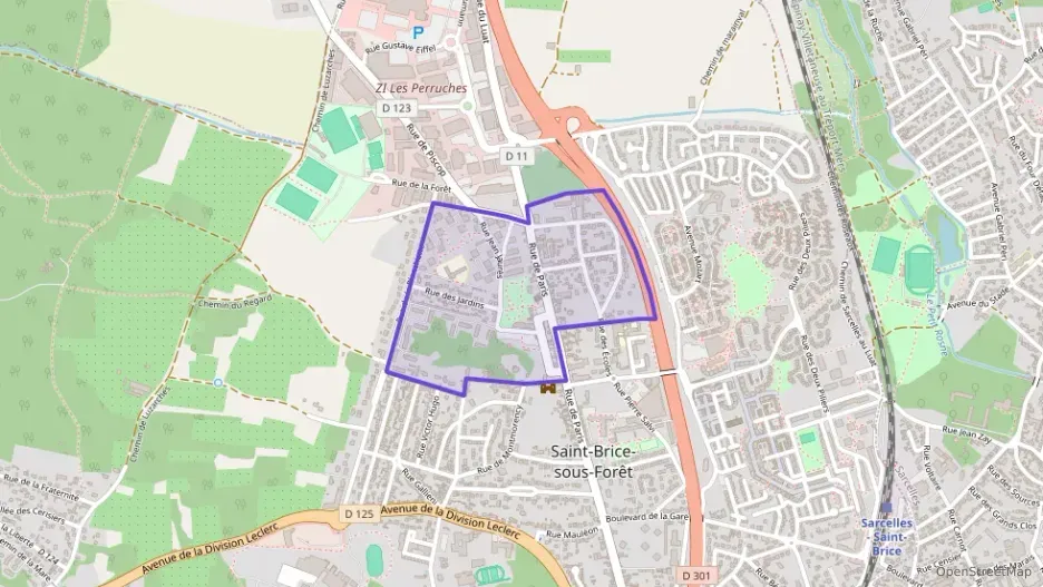 Appartement 50 m² deux pieces à vendre à Saint-Brice-sous-Forêt