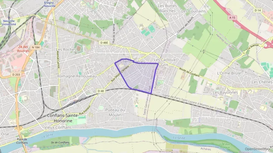 Appartement 36 m² deux pieces à vendre à Conflans-Sainte-Honorine Appartement 36 m² deux pieces à vendre à Conflans-Sainte-Honorine