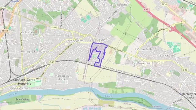 Appartement 46 m² deux pieces à vendre à Herblay-sur-Seine