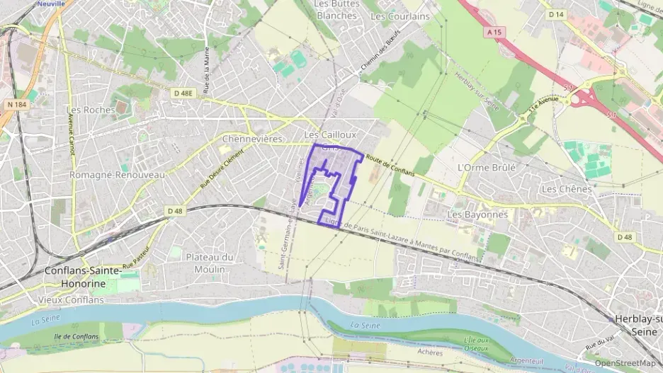 Appartement 46 m² deux pieces à vendre à Herblay-sur-Seine Appartement 46 m² deux pieces à vendre à Herblay-sur-Seine