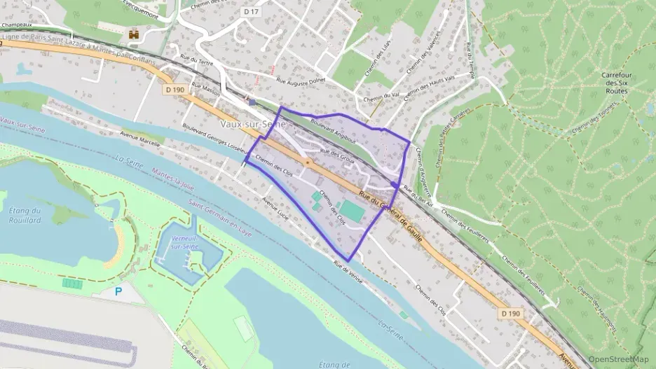 Appartement 55 m² deux pieces à vendre à Vaux-sur-Seine