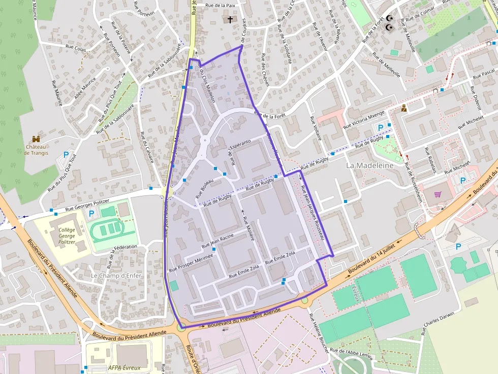 Appartement 72 m² quatre pièces à vendre à Évreux