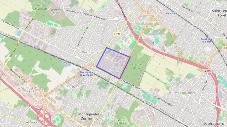 Appartement 74 m² trois pièces à vendre à Taverny