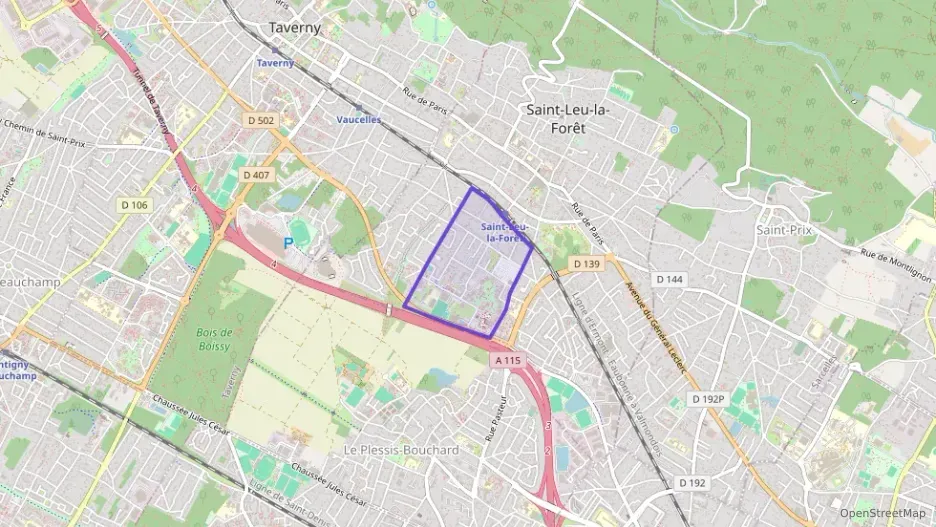 Appartement 84 m² quatre pièces à vendre à Saint-Leu-la-Forêt