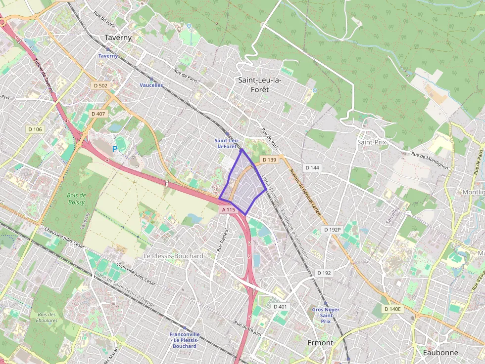 Appartement 52 m² trois pièces à vendre à Saint-Leu-la-Forêt