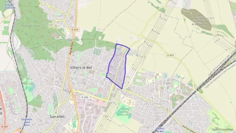 Appartement 63 m² trois pièces à vendre à Villiers-le-Bel