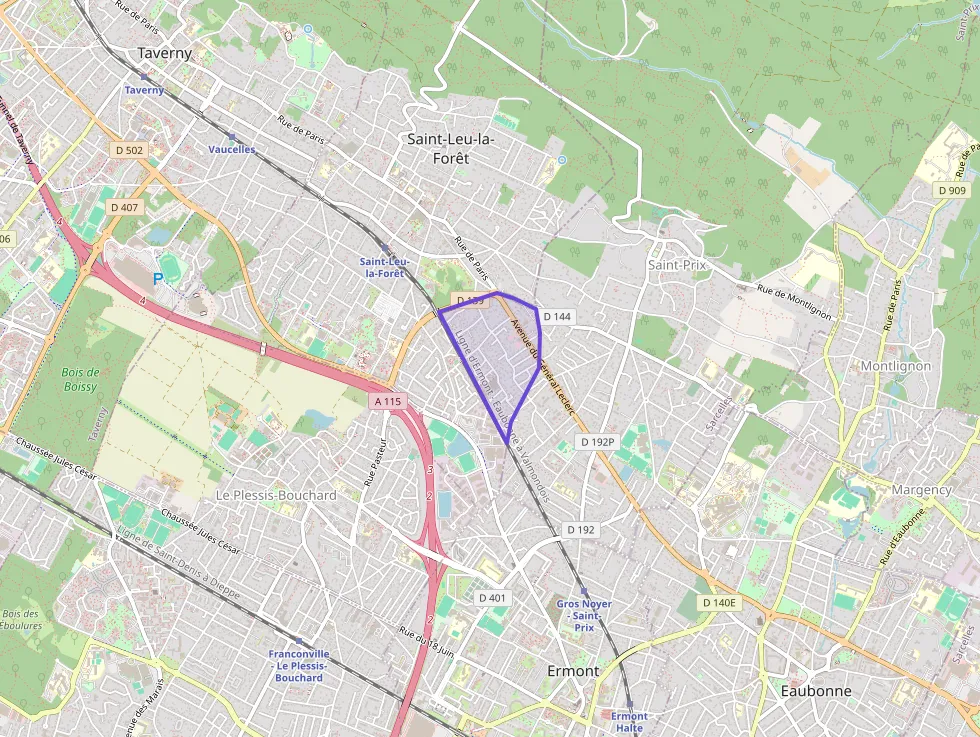 Appartement 70 m² quatre pièces à vendre à Saint-Leu-la-Forêt