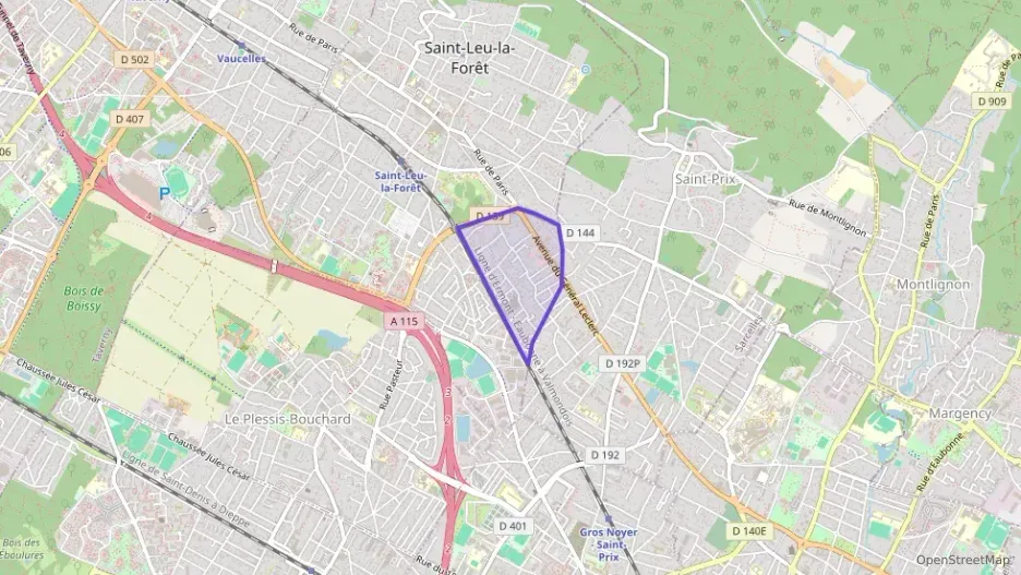 Appartement 70 m² quatre pièces à vendre à Saint-Leu-la-Forêt