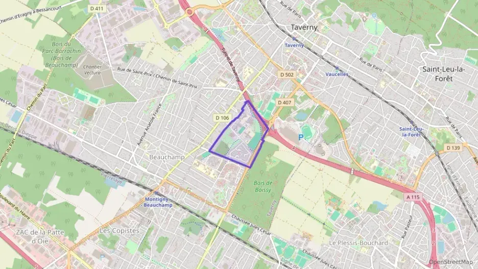 Appartement 62 m² trois pièces à vendre à Taverny