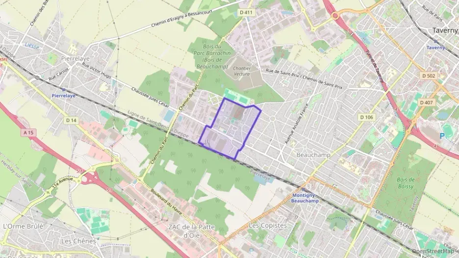 Appartement 45 m² deux pieces à vendre à Beauchamp