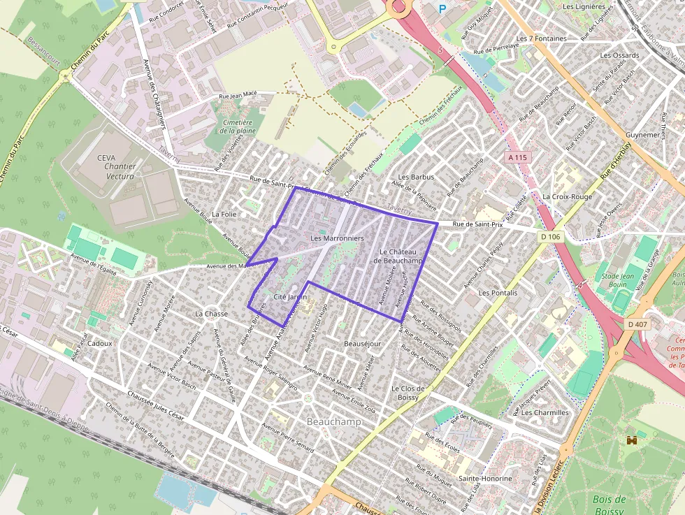 Appartement 87 m² quatre pièces à vendre à Beauchamp