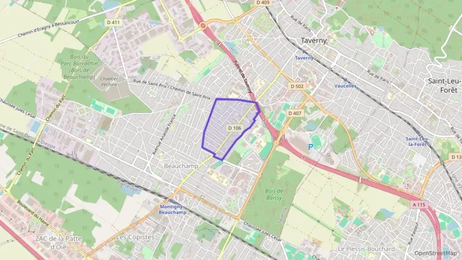 Appartement 60 m² trois pièces à vendre à Taverny Appartement 60 m² trois pièces à vendre à Taverny