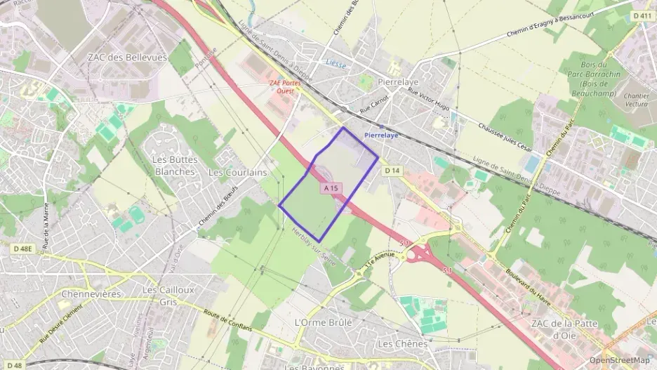 Appartement 49 m² une piece à vendre à Pierrelaye Appartement 49 m² une piece à vendre à Pierrelaye