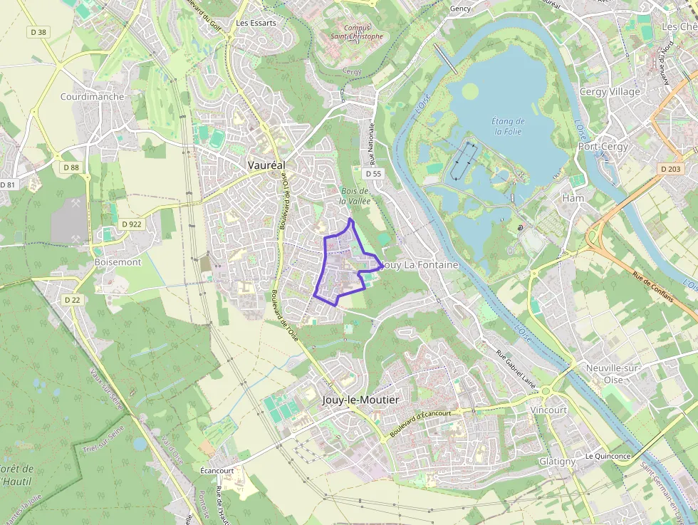 Appartement 56 m² deux pieces à vendre à Vauréal