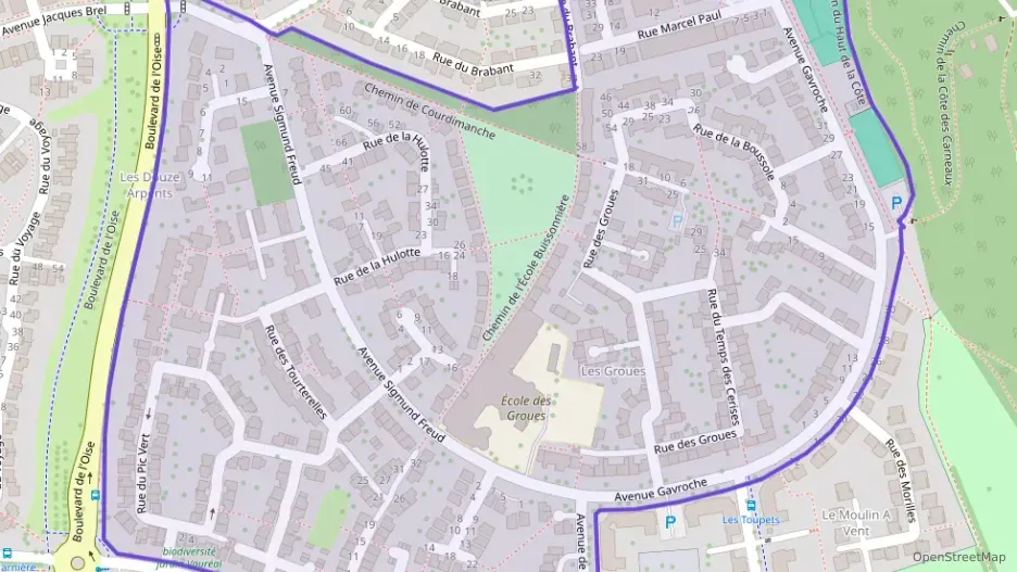 Appartement 61 m² trois pièces à vendre à Vauréal