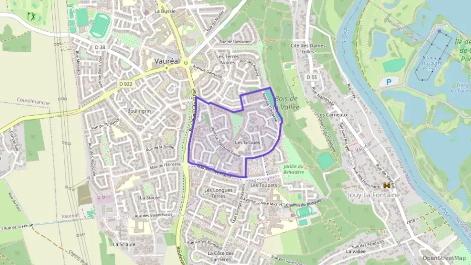 Appartement 61 m² trois pièces à vendre à Vauréal