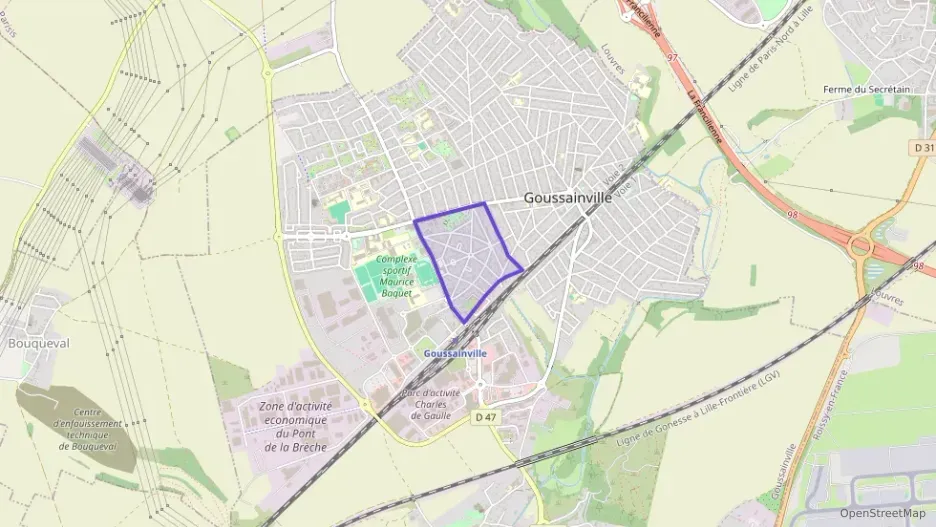 Appartement 43 m² deux pieces à vendre à Goussainville Appartement 43 m² deux pieces à vendre à Goussainville