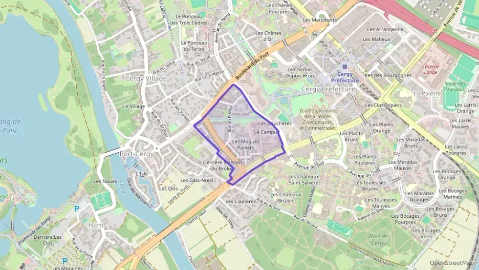 Appartement 39 m² une piece à vendre à Cergy