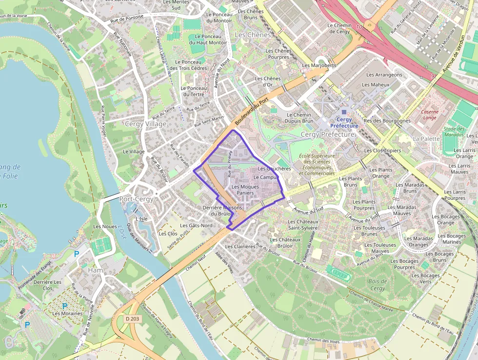 Appartement 38 m² une piece à vendre à Cergy