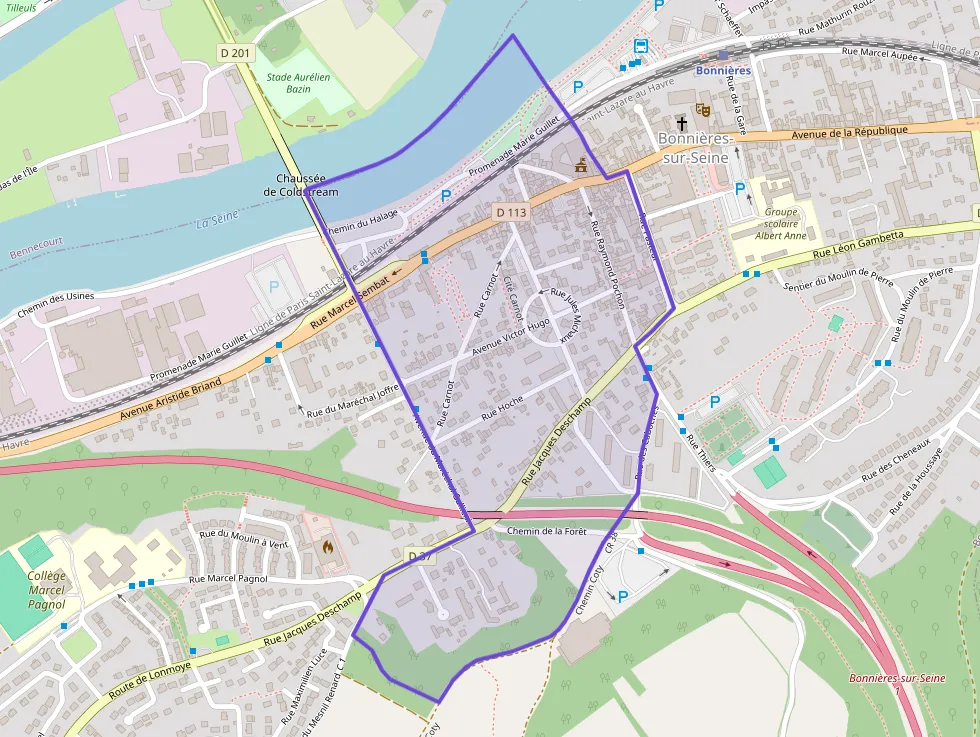 Appartement 54 m² trois pièces à vendre à Bonnières-sur-Seine