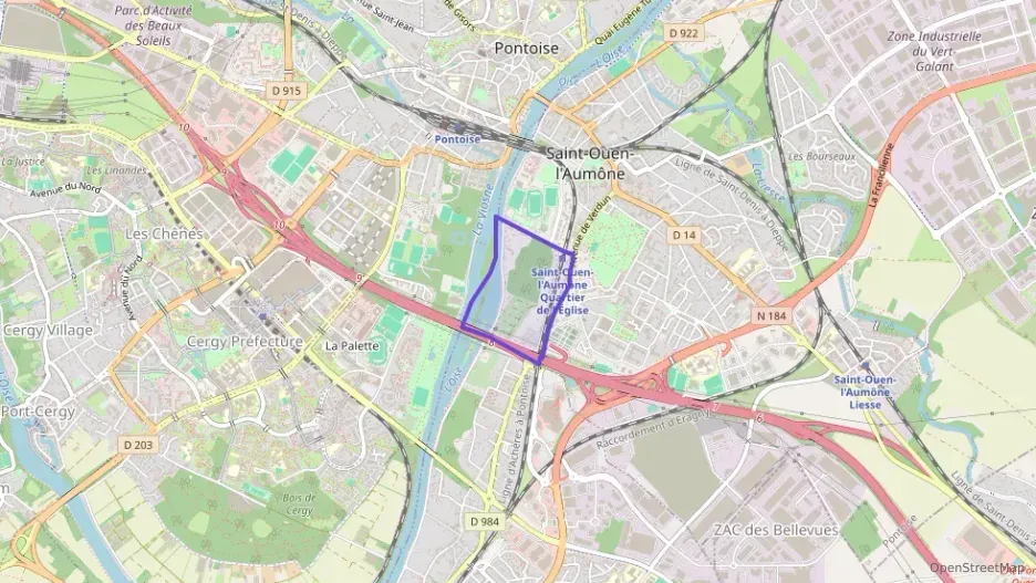 Appartement 60 m² trois pièces à vendre à Saint-Ouen-l`Aumône Appartement 60 m² trois pièces à vendre à Saint-Ouen-l`Aumône