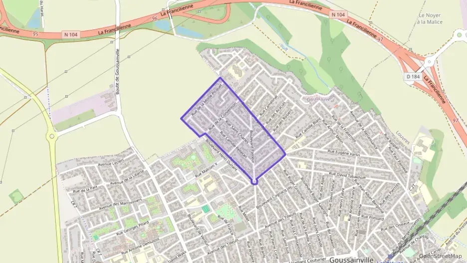 Appartement 90 m² deux pieces à vendre à Goussainville