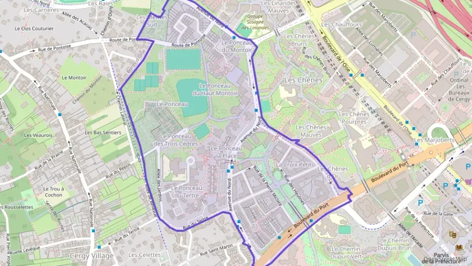 Appartement 95 m² quatre pièces à vendre à Cergy