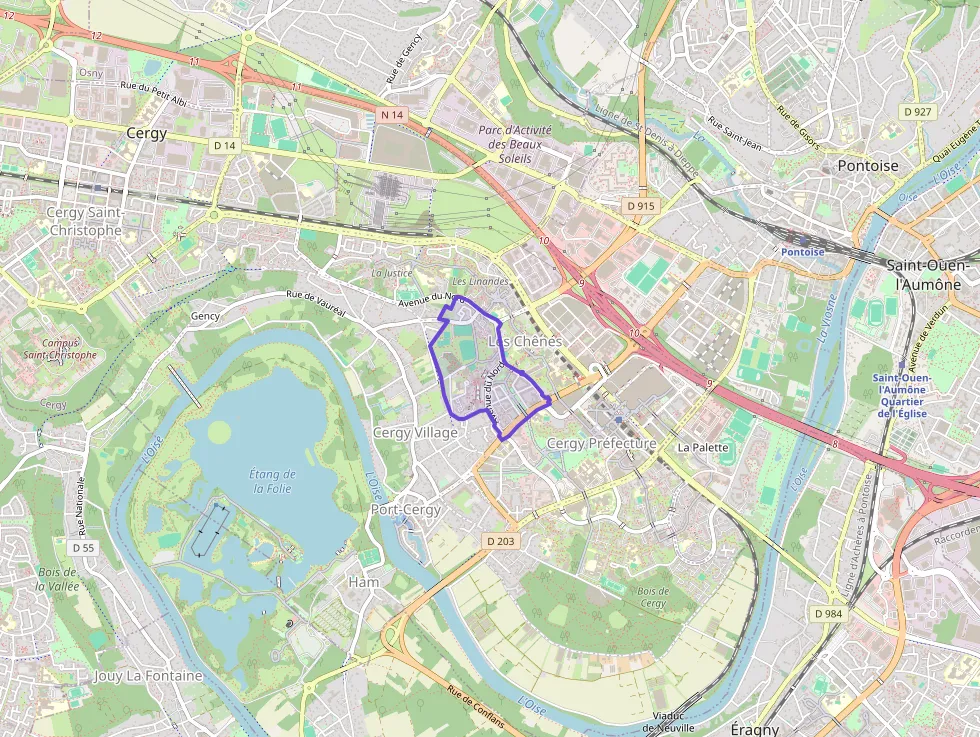 Appartement 86 m² quatre pièces à vendre à Cergy