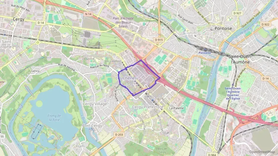 Appartement 46 m² une piece à vendre à Cergy Appartement 46 m² une piece à vendre à Cergy