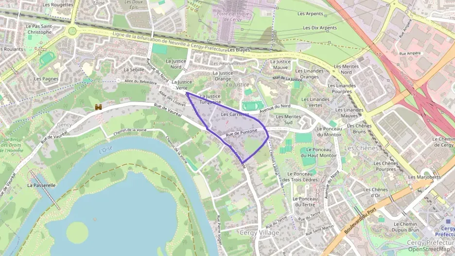 Appartement 60 m² trois pièces à vendre à Cergy Appartement 60 m² trois pièces à vendre à Cergy