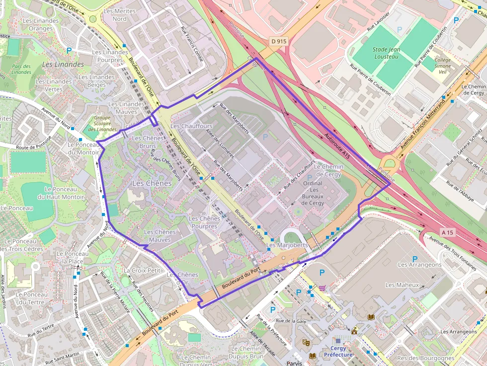 Appartement 58 m² quatre pièces à vendre à Cergy