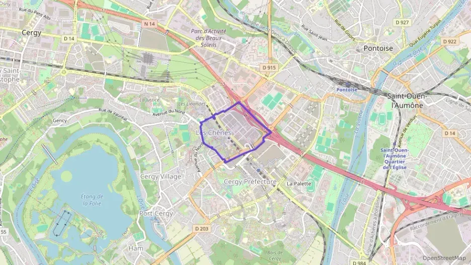 Appartement 58 m² quatre pièces à vendre à Cergy Appartement 58 m² quatre pièces à vendre à Cergy