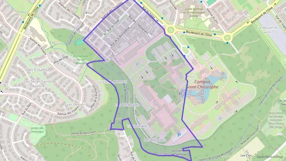 Appartement 58 m² trois pièces à vendre à Cergy Appartement 58 m² trois pièces à vendre à Cergy