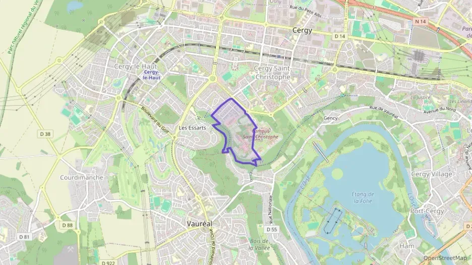 Appartement 58 m² trois pièces à vendre à Cergy Appartement 58 m² trois pièces à vendre à Cergy