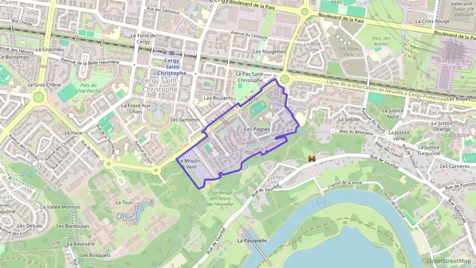 Appartement 78 m² trois pièces à vendre à Cergy Appartement 78 m² trois pièces à vendre à Cergy