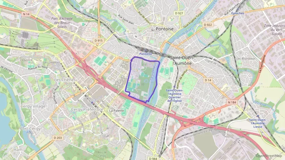 Appartement 72 m² trois pièces à vendre à Pontoise