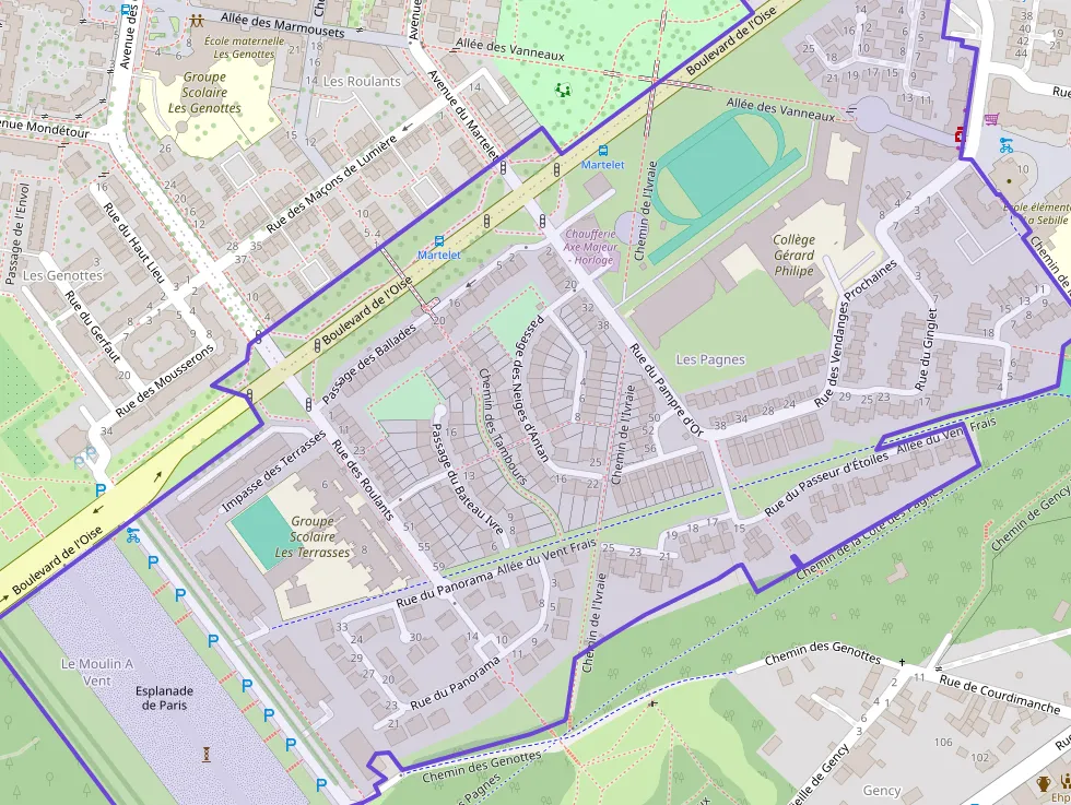 Appartement 20 m² une piece à vendre à Cergy