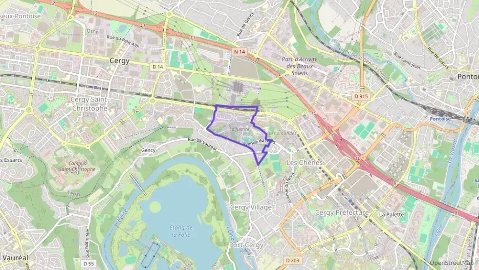 Appartement 50 m² deux pieces à vendre à Cergy Appartement 50 m² deux pieces à vendre à Cergy